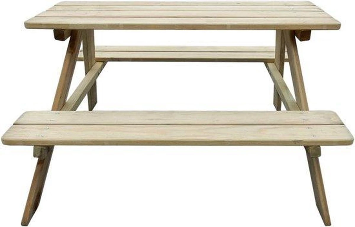 MaxxGarden Kinder Picknicktafel - 90x79x50cm - Hout - Afbeelding 2