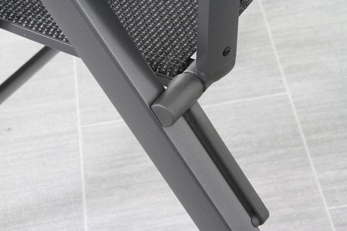 Hartman Aruba Aluminium Tuinstoel - Antraciet Verstelbaar - Afbeelding 16