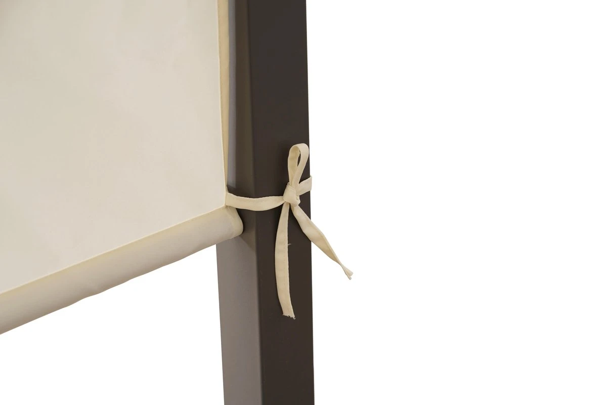 MaxxGarden Pergola - Partytent - Tuinpaviljoen Met één Gesloten Zijkant - 3x3x2,3 M - Cream - Afbeelding 5