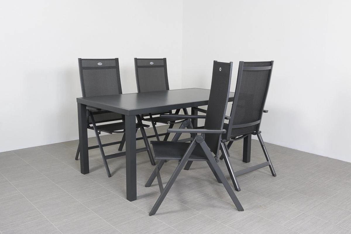 Hartman Napoli/Alma 160 Cm. Tuinset - 5-delig Verstelbaar - Afbeelding 3