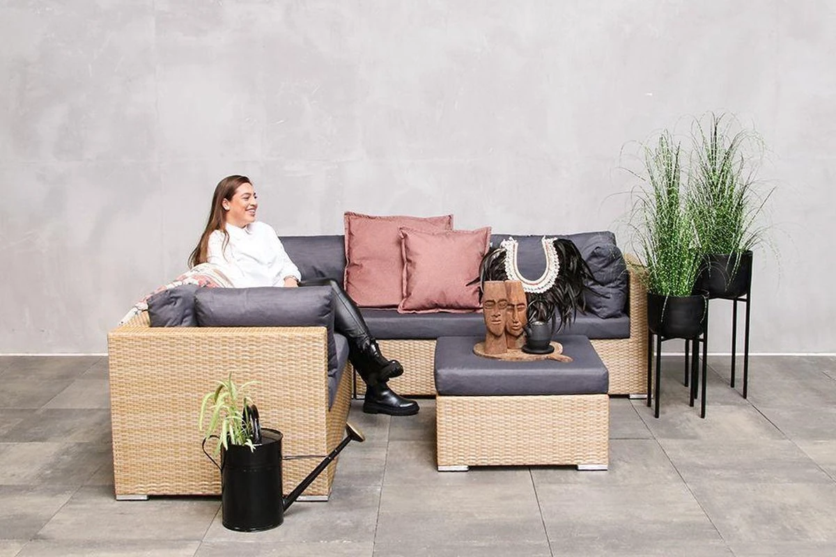 Fonteyn | Loungeset Rimini | Naturel - Afbeelding 13