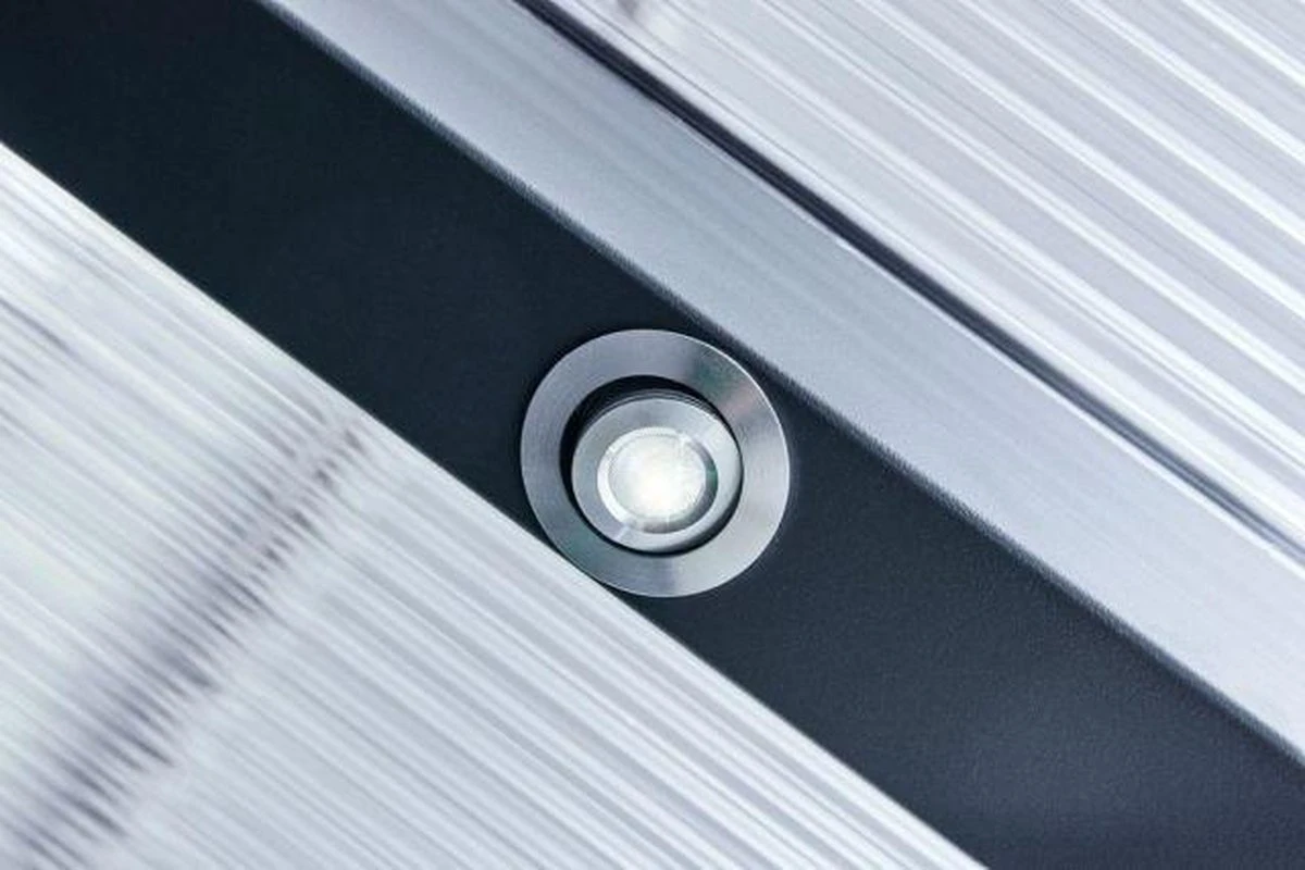 HOFTRONIC Sienna - Veranda Inbouwspots 6x3W - 12 Volt - Complete Veranda Set - 2700K Zeer Warm Wit - IP44 Waterdicht - Dimbare Inbouwspots Met Afstandsbediening - Kantelbaar - 5mm Diameter - 30mm Inbouwdiepte Voor Badkamer En Tuin - Afbeelding 7