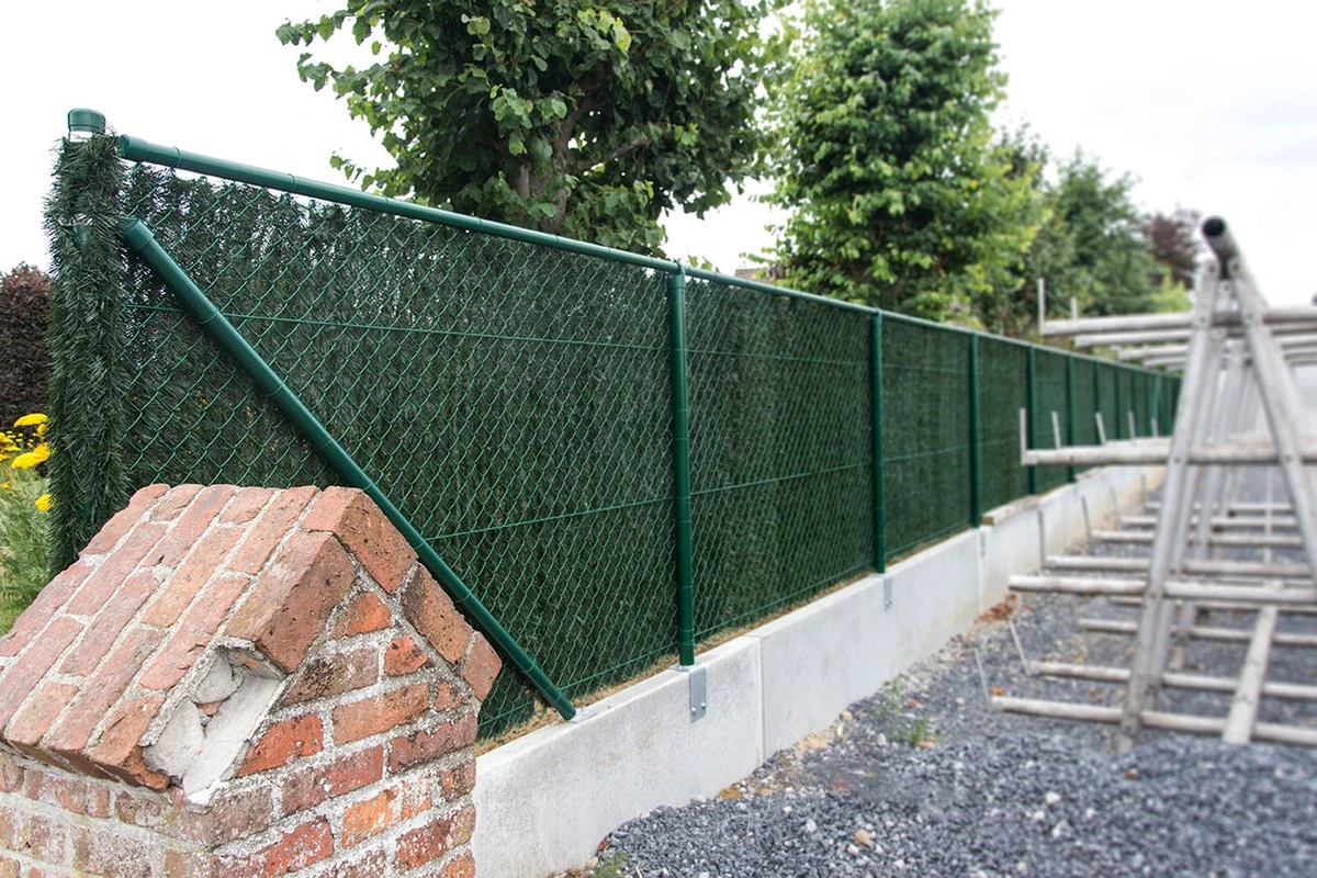 Kunsthaag 200cm X 300cm Tuinscherm Balkonscherm Taxus Groen - Afbeelding 3