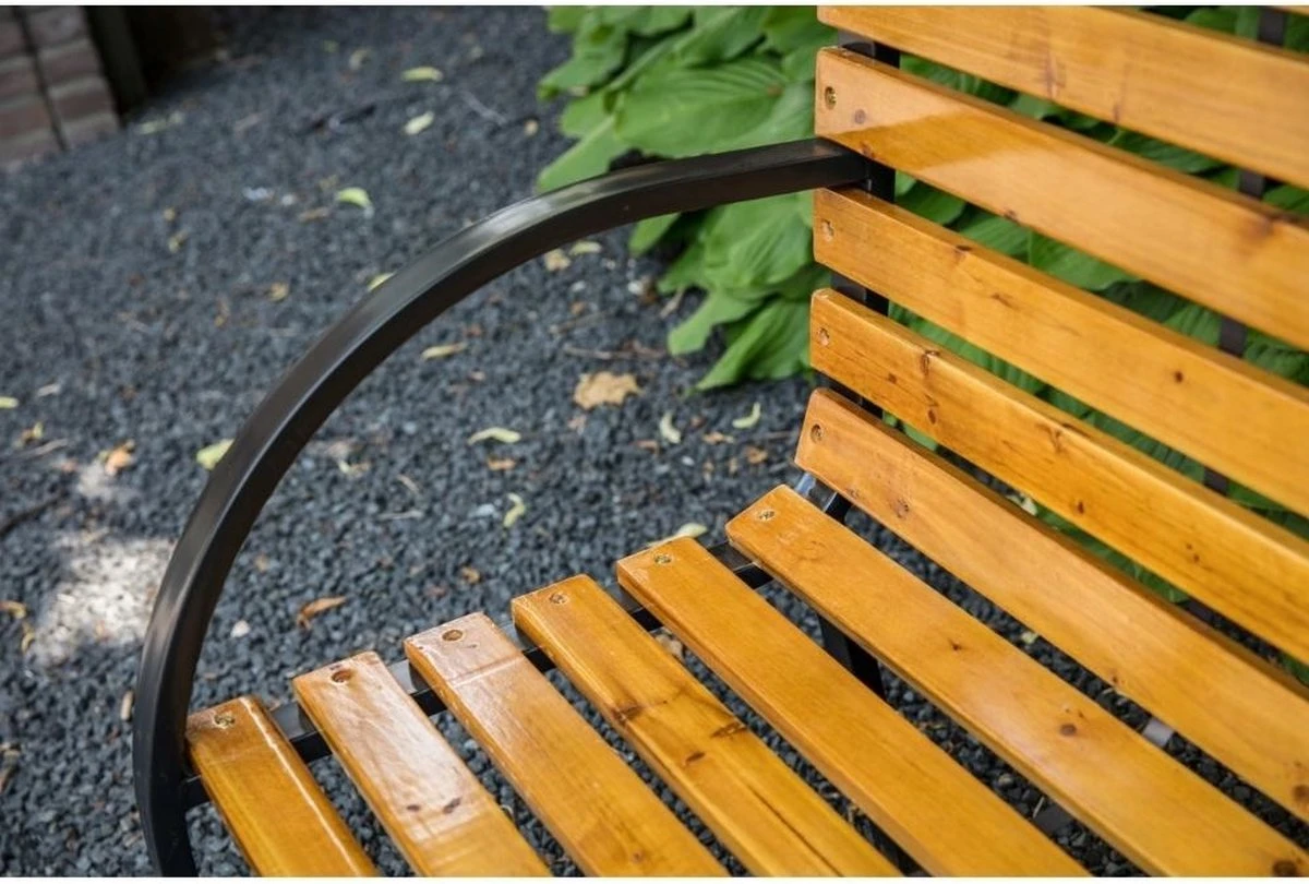 Dutcc 41142 - Tuinbank - Woodstock - 120 Cm – Zwart - Afbeelding 14