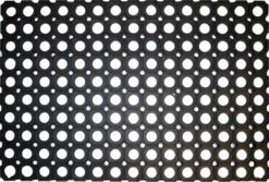 Benson Deurmat - Rubberring - 40 X 60 Cm - Zwart