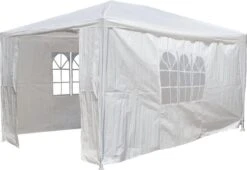 Garden Royal Partytent 3x4m Wit Met 4 Zijwanden
