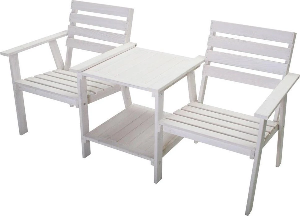 Tuinbank - Romeo Tete A Tete - Wit - 170cm