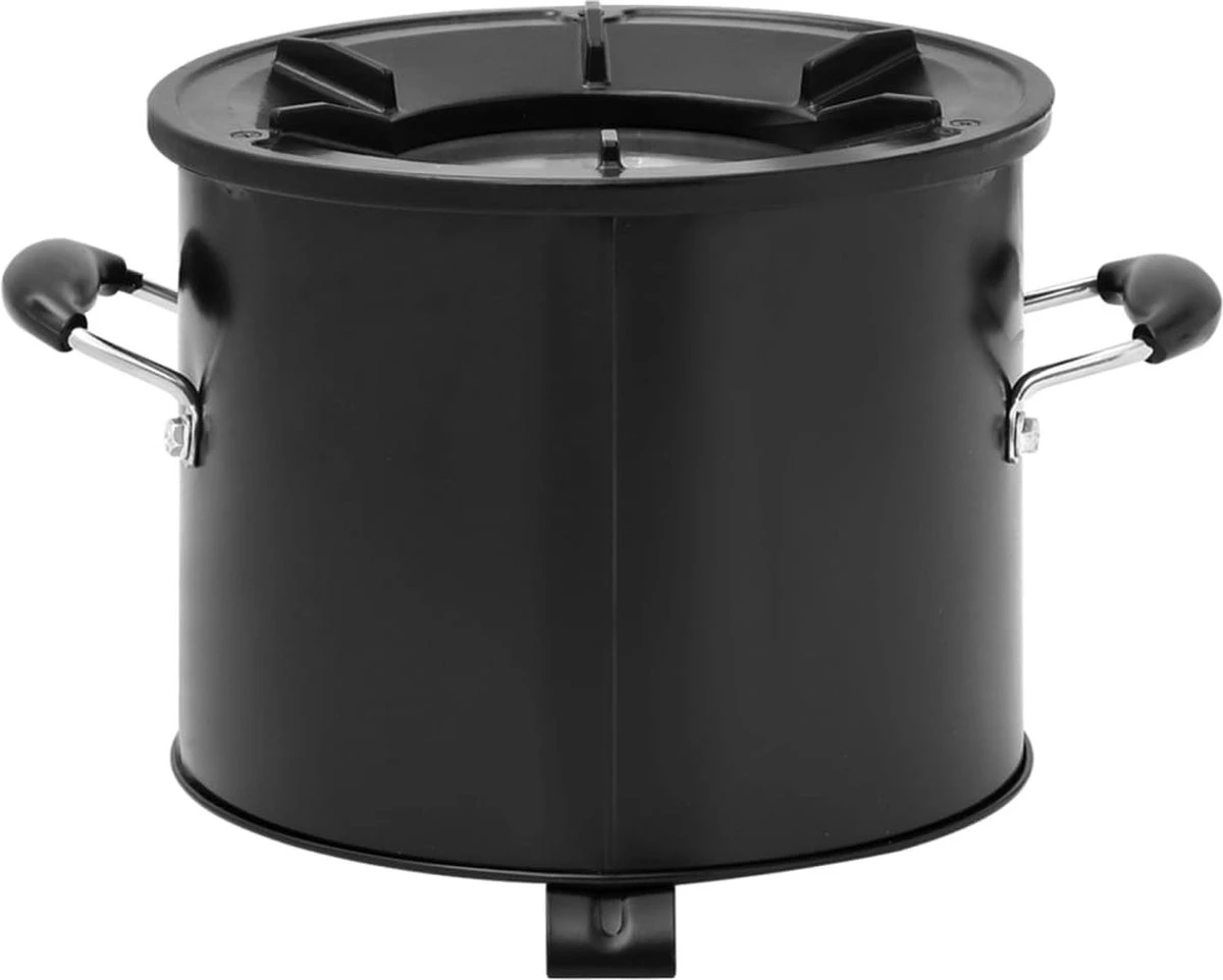 VidaXL Camping Houtkachel 36x26x22,5 Cm Metaal Zwart - Afbeelding 8