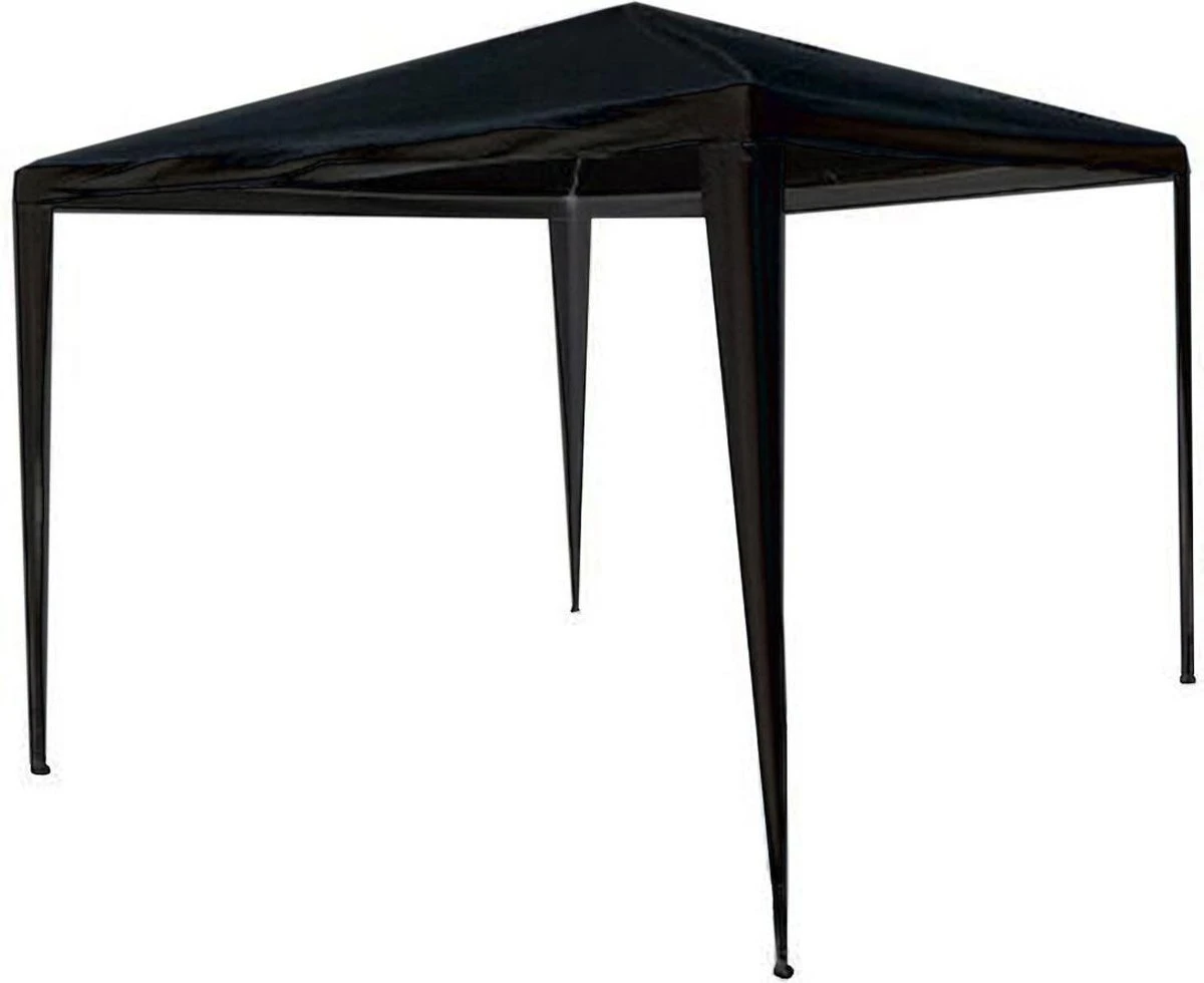 Partytent 3x3m Zwart Budget Zonder Zijwanden