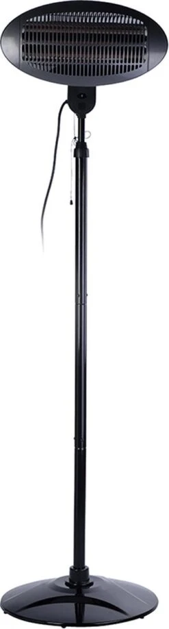 Merkloos Exellent Electrics Terrasverwarmer - Staand - 3 Warmte Standen - Tot 2000 Watt