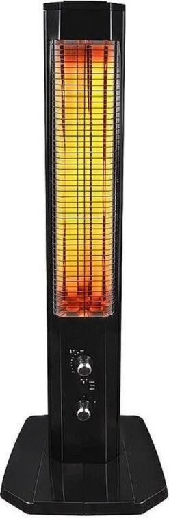 Crown Professional Heater – Elektrische Kachel – Terrasverwarmer – Heaters Elektrisch – 2300 Watt – Met Indicatielamp – Met Thermostaat – Binnen En Buiten Gebruik – 2 Jaar Garantie