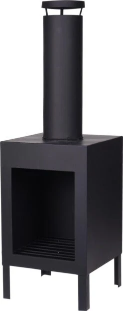 Merkloos Koopman Sfeerhaard - 30 X 30 X 100 Cm - Metaal