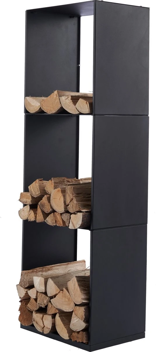 Lendo Online Brandhoutrek 40x28x120cm + Draagtas– Binnen En Buiten - Haardhout Opslag – Haardhoutrek – Houtopslag – Metaal - Afbeelding 11