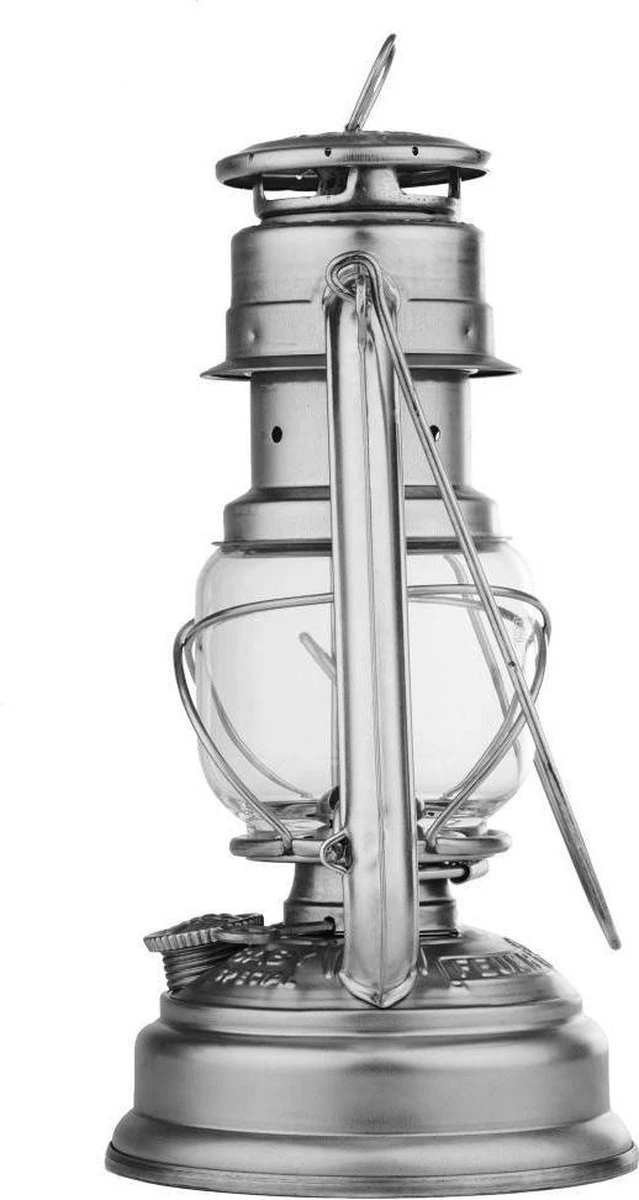 Feuerhand Olielamp / Stormlantaarn - 26 Cm - Verzinkt - Zilver - Afbeelding 3