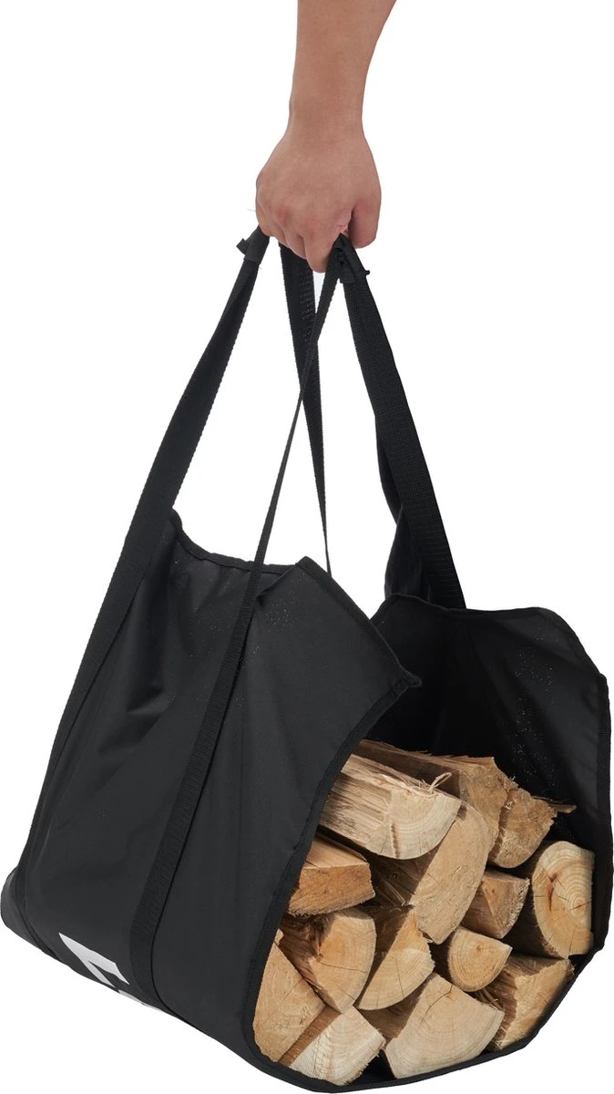 Lendo Online Brandhoutrek 40x28x120cm + Draagtas– Binnen En Buiten - Haardhout Opslag – Haardhoutrek – Houtopslag – Metaal - Afbeelding 9