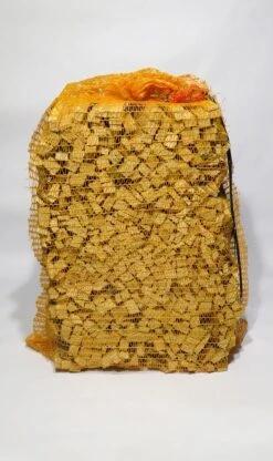 Aanmaakhout In Netzak | 10 Kilogram | Douglas Gekloofd Stamhout | Aanmaakhoutjes Voor Aanmaak Open Haard Hout In Kachel