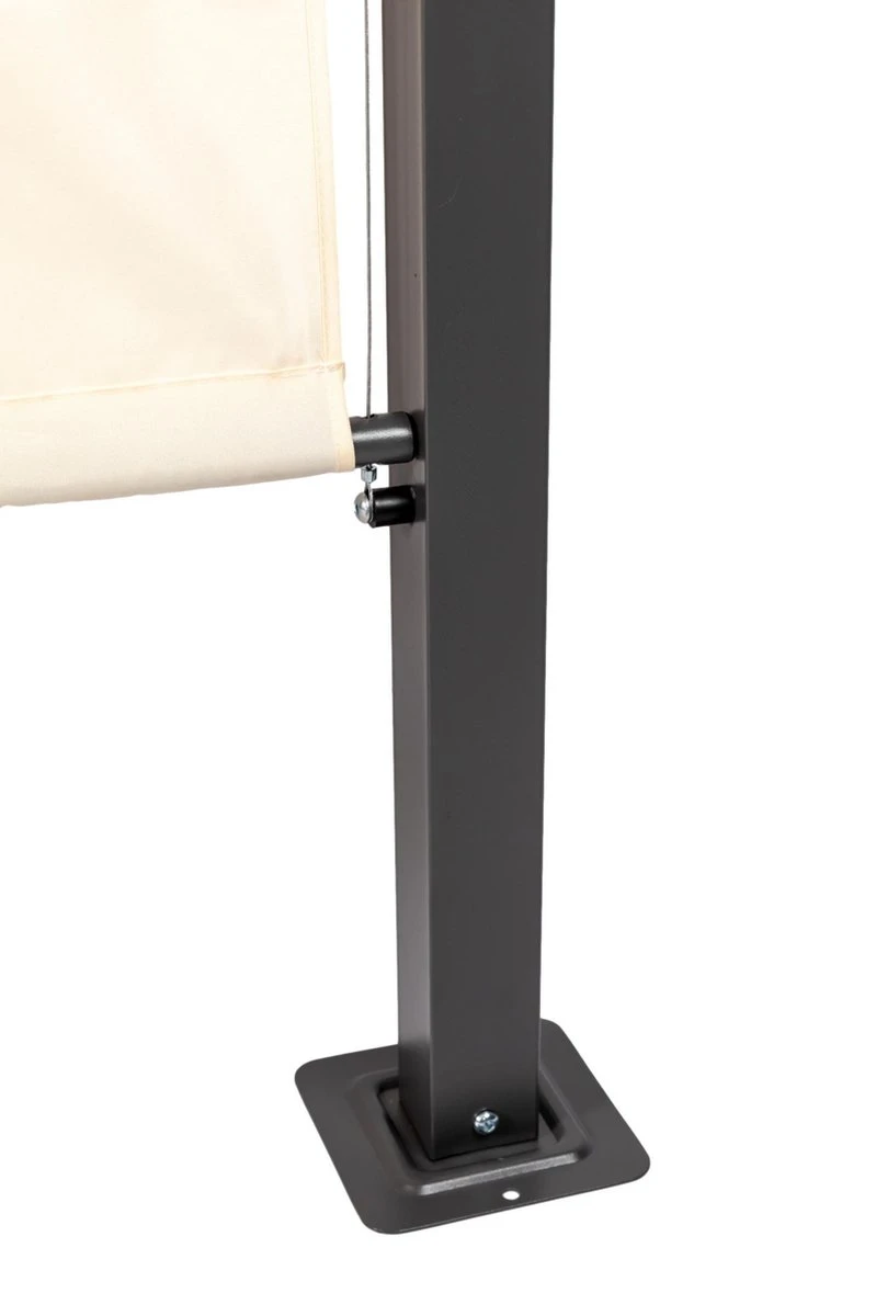 MaxxGarden Pergola - Partytent - Tuinpaviljoen Met één Gesloten Zijkant - 3x3x2,3 M - Cream - Afbeelding 6