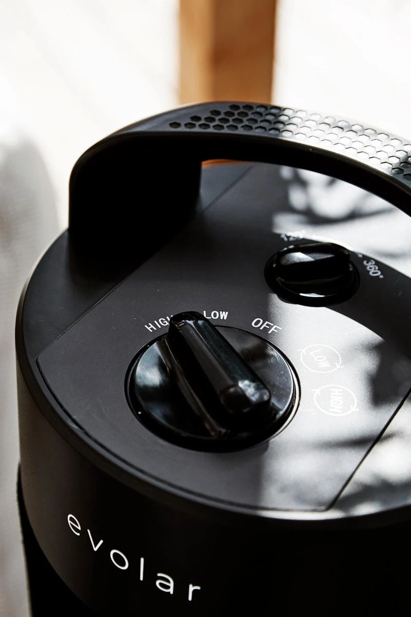 Evolar EVO-HD35 Elektrische Terrasverwarmer 350/700W Zwenkbaar 360º - Afbeelding 3