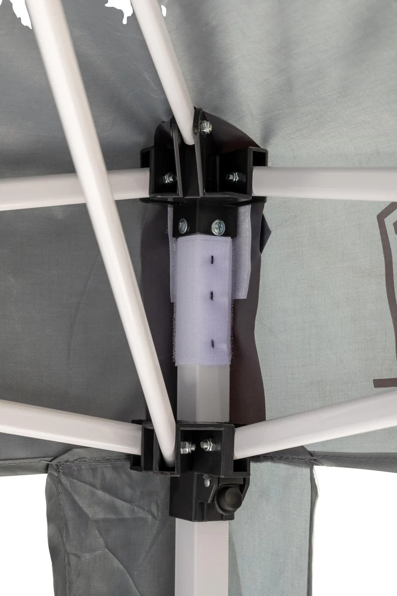 MaxxGarden Partytent - Paviljoen - 3x3 - Easy Up - Opvouwbaar - Waterdicht - Zwart - Afbeelding 2