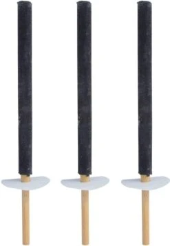 Merkloos Wax Fakkels Set Van 6 Stuks Voor Wandel- En Looptochten (wasfakkels 60 Min)