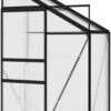 VidaXL Broeikas 1,38 M² Aluminium Antracietkleurig