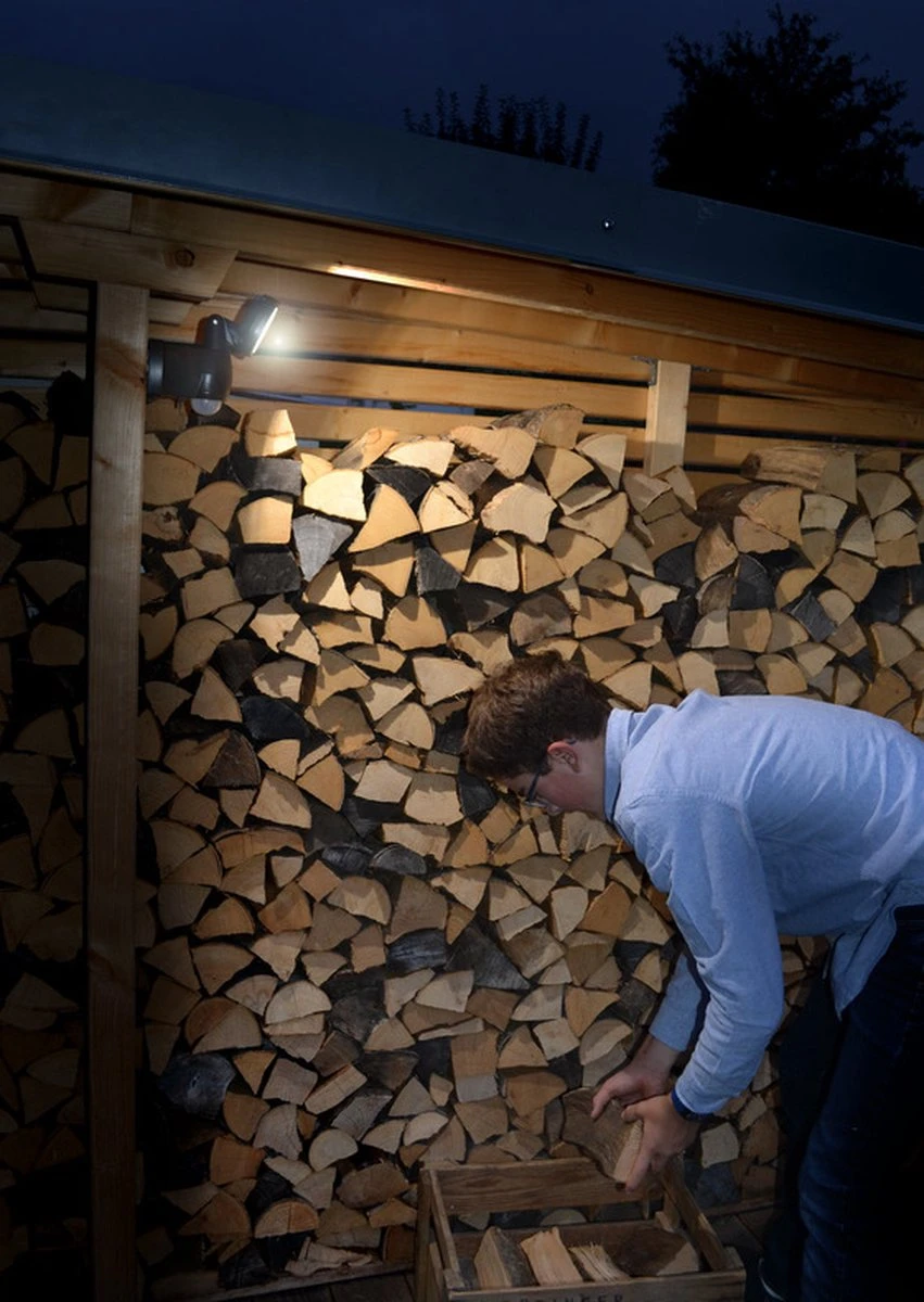 Brennenstuhl LED Batterij Buitenlamp LUFOS / Draadloze LED Buitenlamp Met Sensor En Batterij (Schijnwerper Op Batterijen Met 4 Hoogwaardige Merk-LED's, 210 Lumen, Voor Buitengebruik IP44) - Afbeelding 11