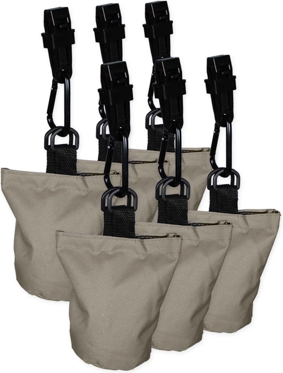 Merkloos 6 Zandzakjes Tegen Op- Of Wegwaaien Van Uw Hoes - Tuinkussenhoes - RSBAG6 - Afbeelding 3